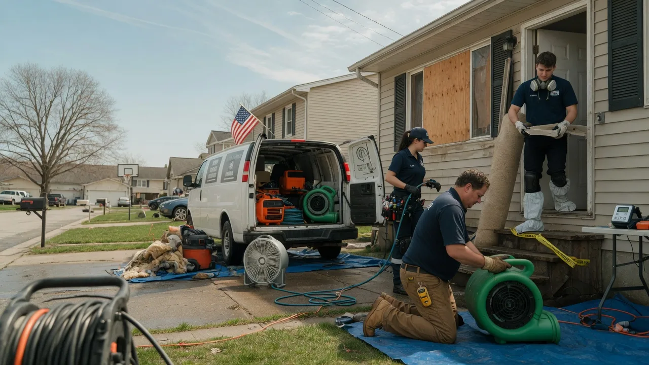 Water Damage Restoration in Clarington, OH near me